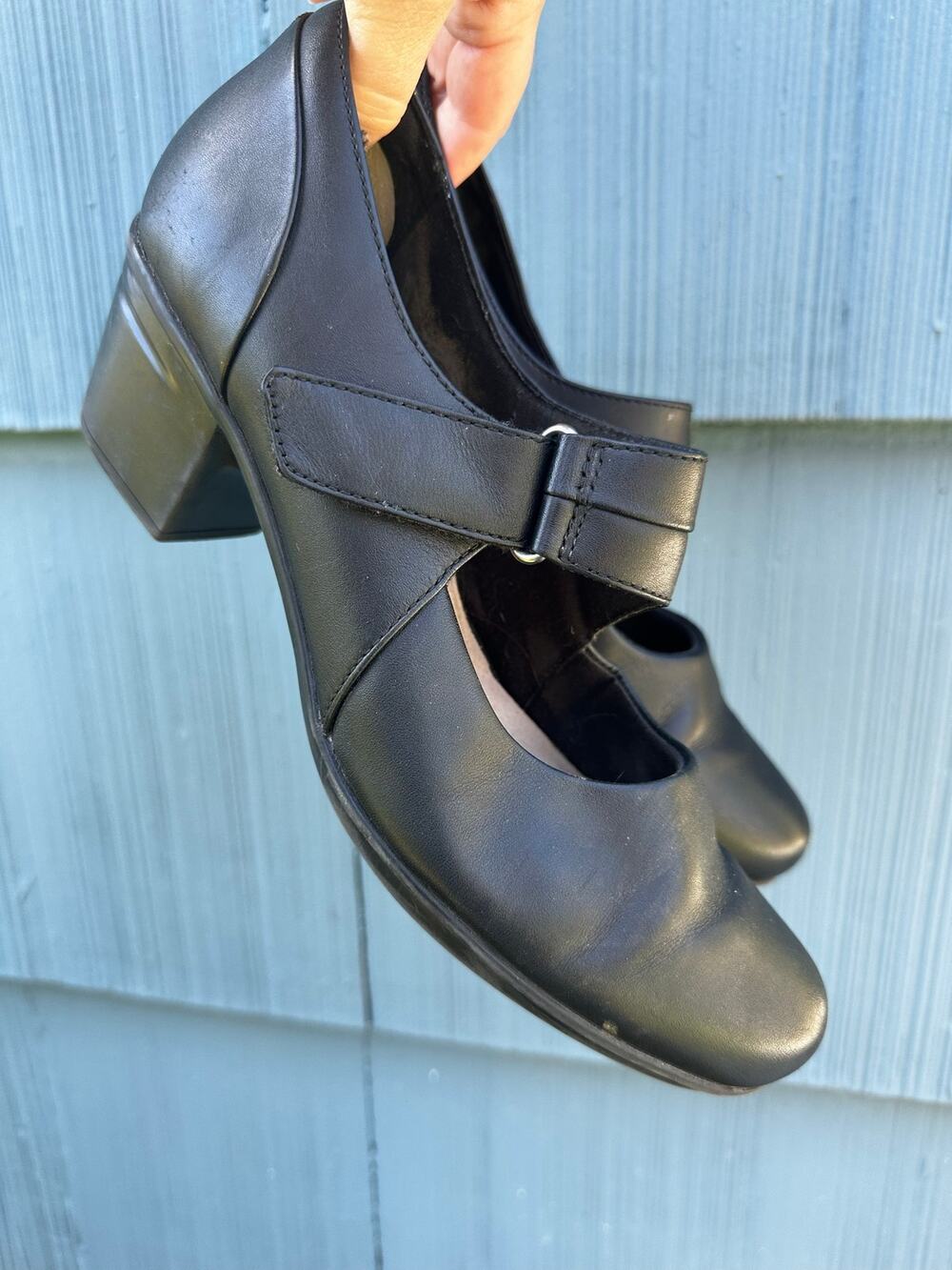 Clarks Women's Emslie Lulin Pump Black Mary Jane Size 8.5